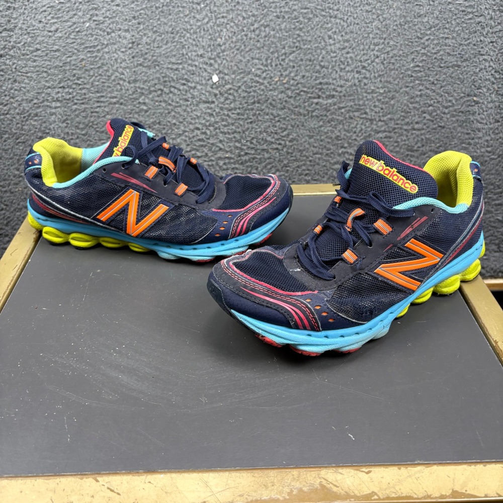 New Balance 1150 Women‎ 9 Running Shoes Navy Blue Orange W1150BG1 Athletic Gym